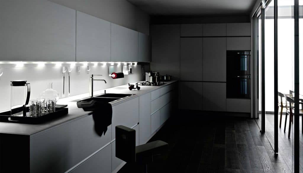 Cuisine Valcucine Riciclantica avec couche aluminium | Cuisiniste Nice | AS Design